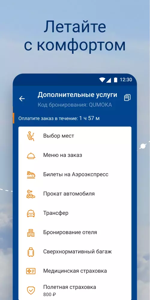 Аэрофлот скриншот 5