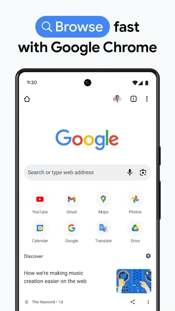 Chrome Beta - браузер от Google скриншот 1
