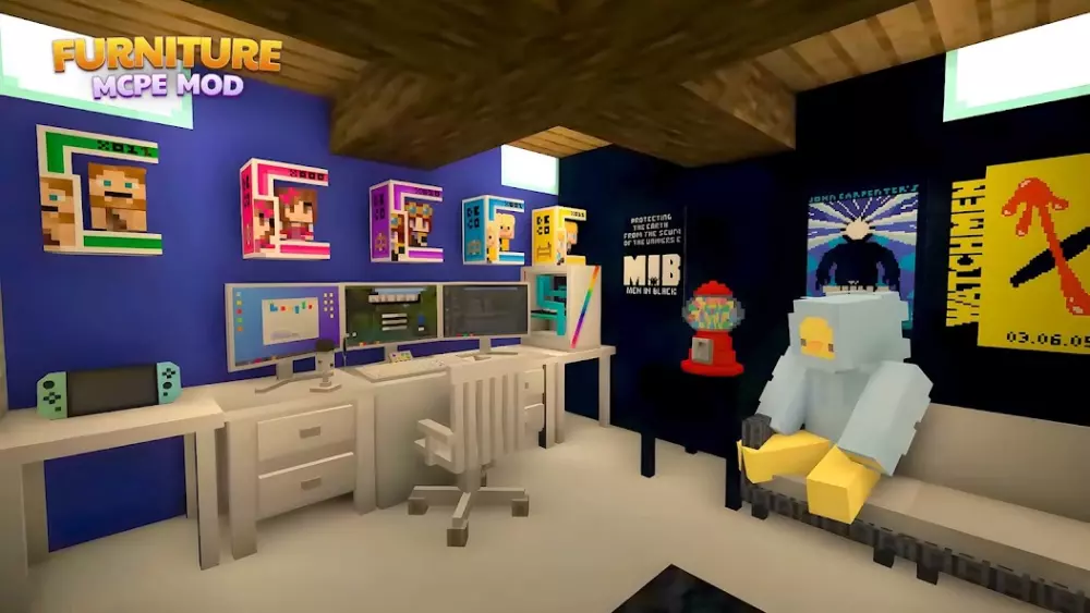Furniture Mod For Minecraft - мод на мебель скриншот 4