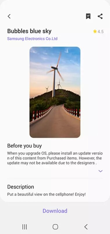Galaxy Themes - темы для Samsung скриншот 1