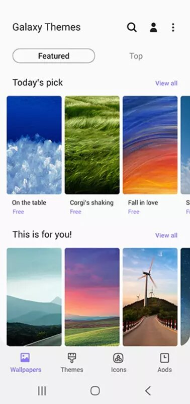 Galaxy Themes - темы для Samsung скриншот 2