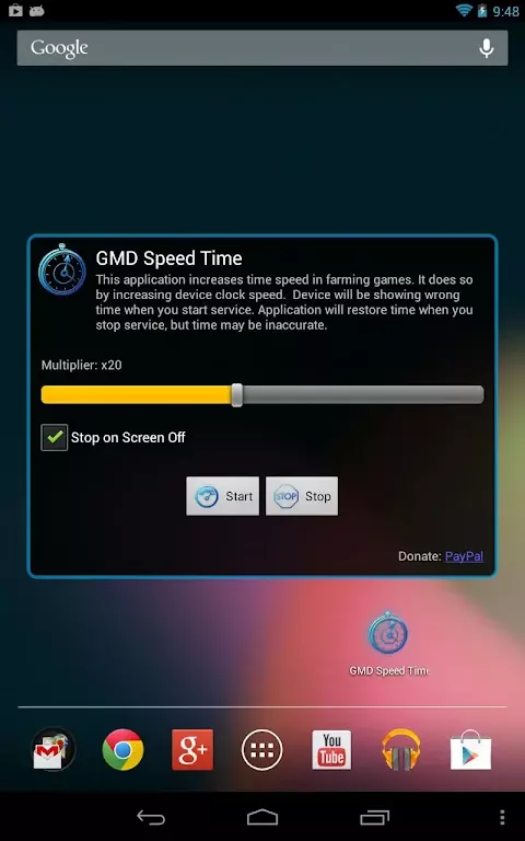 GMD Speed Time - ускорение времени в играх скриншот 1