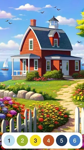 Раскраски по номерам (Paint by numbers) скриншот 4