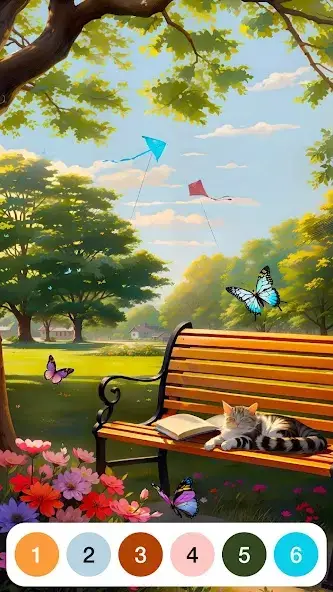 Раскраски по номерам (Paint by numbers) скриншот 5