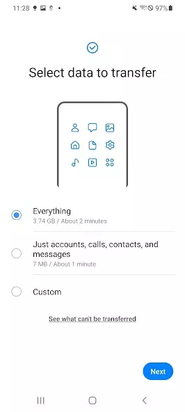 Samsung Smart Switch Mobile скриншот 4
