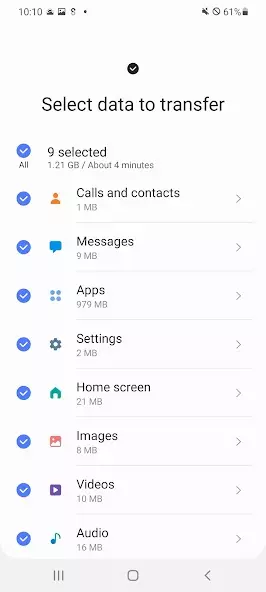 Samsung Smart Switch Mobile скриншот 5