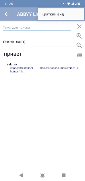 Словари ABBYY Lingvo скриншот 6