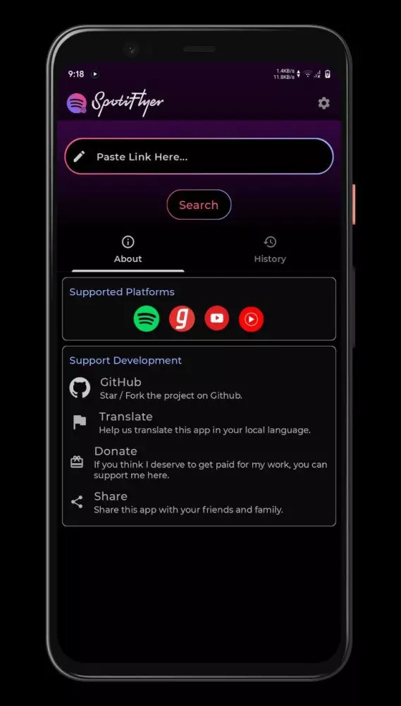 SpotiFlyer скриншот 1