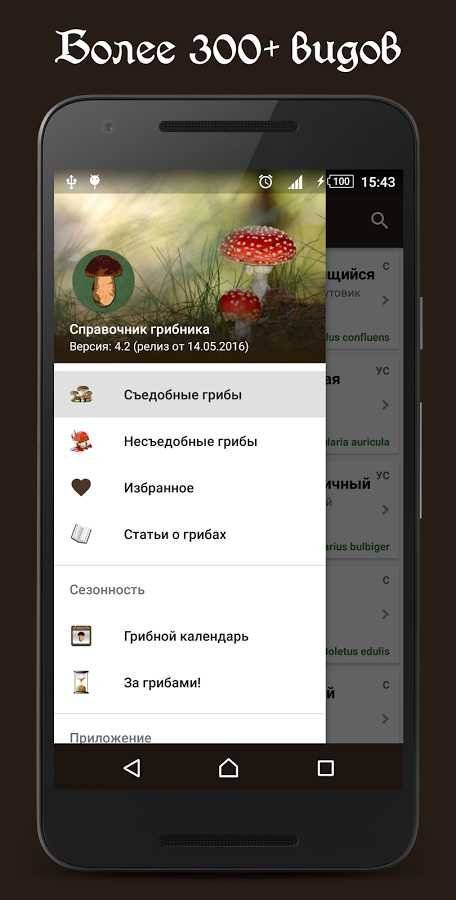 Справочник грибника скриншот 3