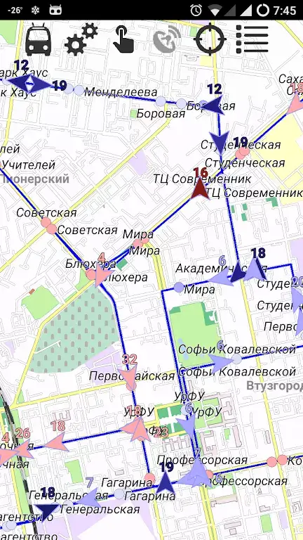 Транспорт Екатеринбурга скриншот 1