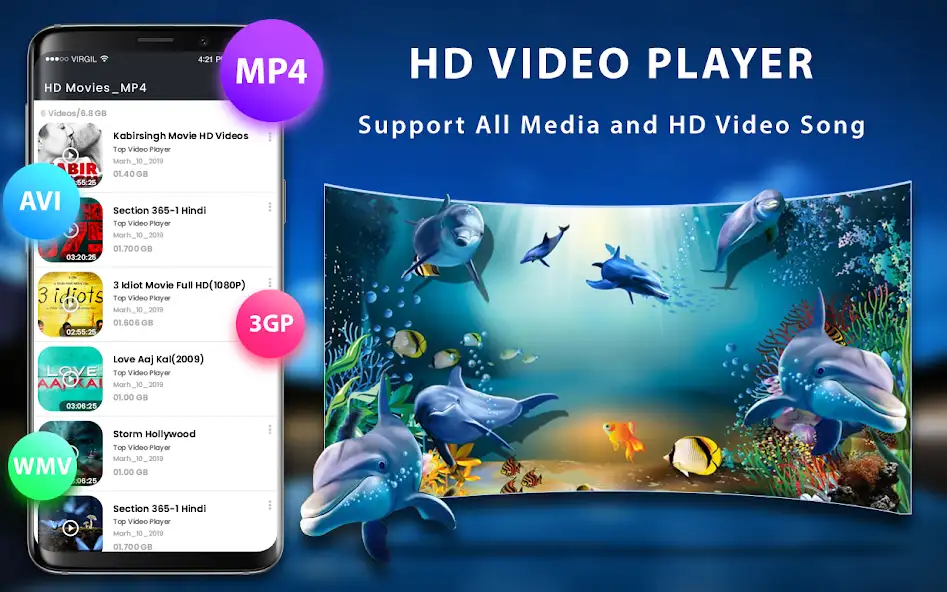 Video Player — проигрыватель MP4 скриншот 5