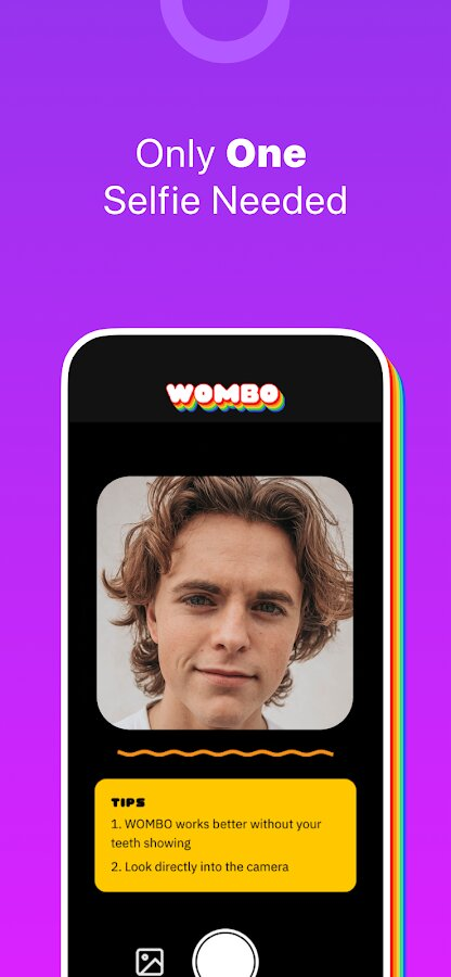 Wombo Ai: поющее фото скриншот 4